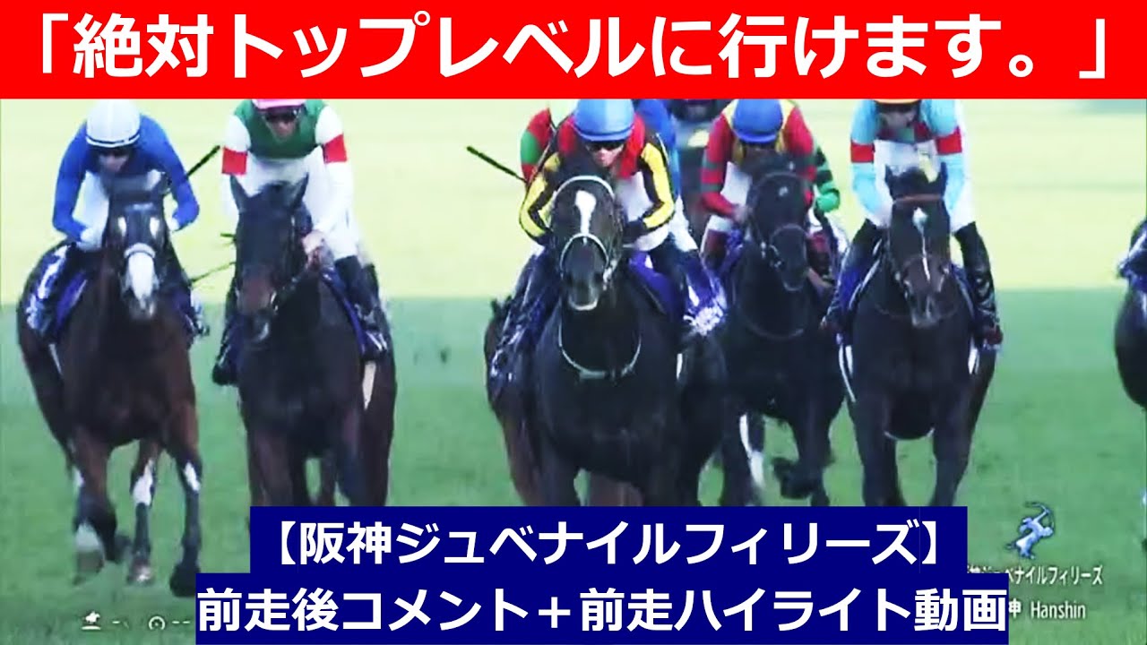推奨馬⑤頭！【阪神ジュベナイルフィリーズ　2024】前走後騎手コメント＋過去レースハイライト