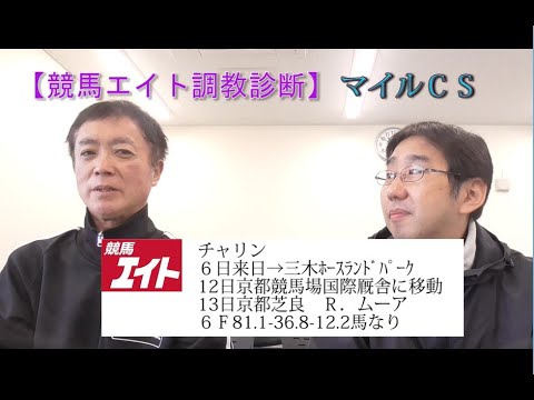 【競馬エイト調教診断】マイルＣＳ（高橋賢&青沼）