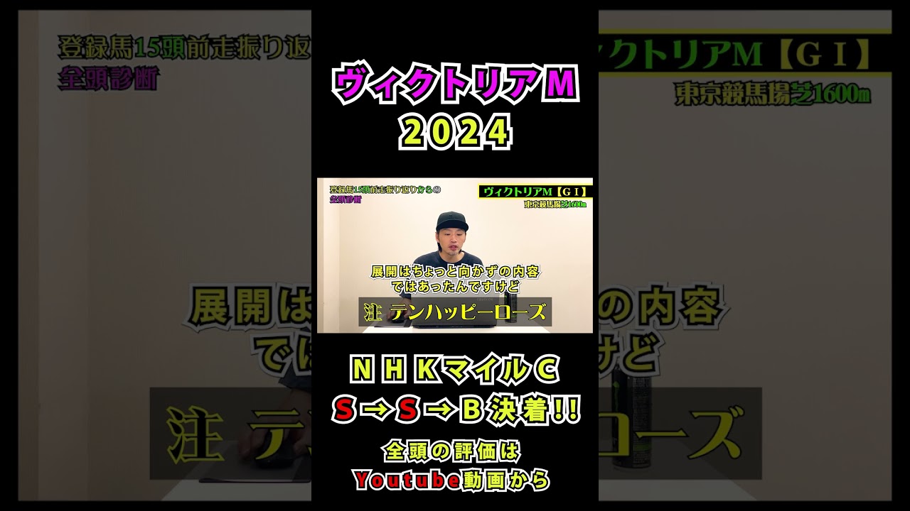 ヴィクトリアマイル2024全頭診断【テンハッピーローズ】#テンハッピーローズ #ヴィクトリアマイル  #競馬 BGM【Prod.seekx】