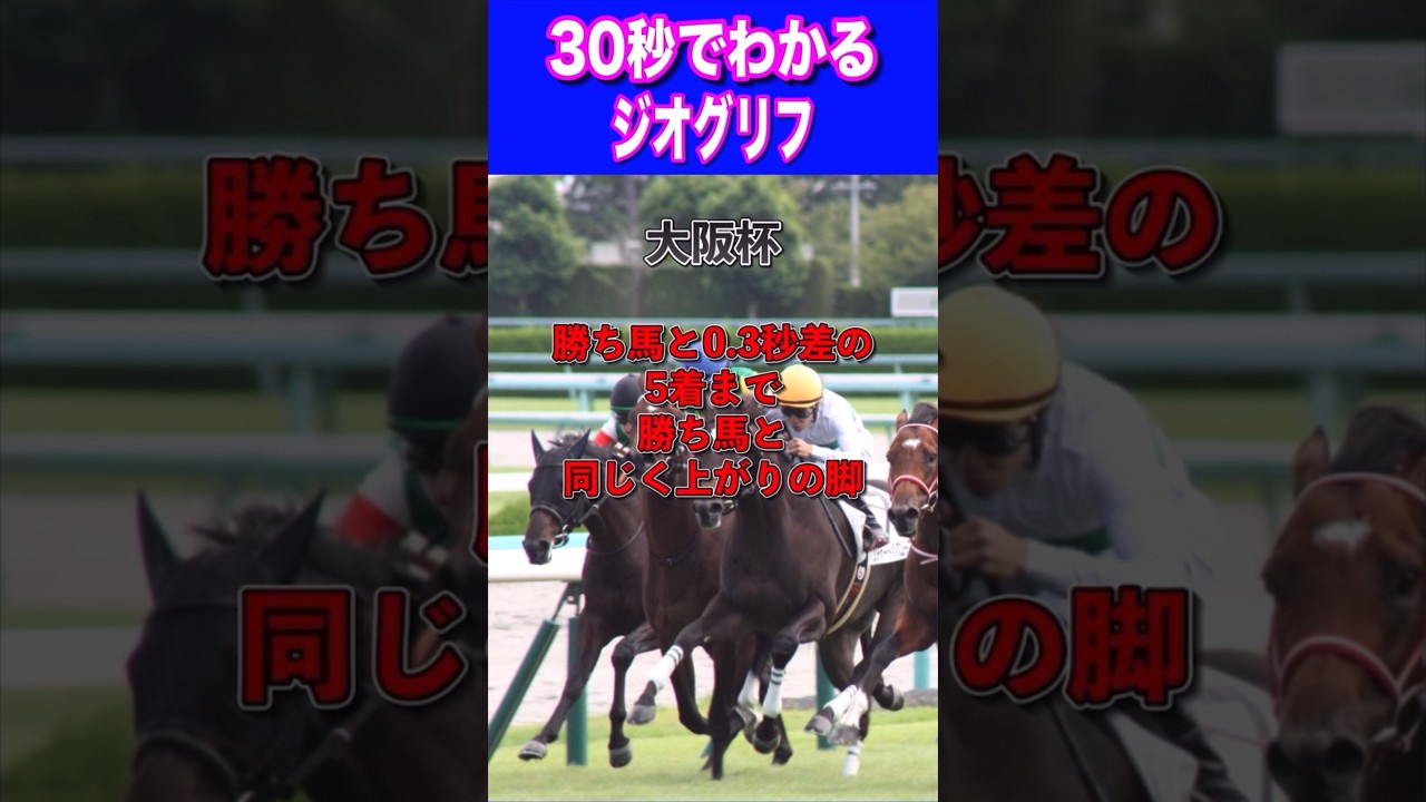 【安田記念2024】30秒でわかるジオグリフ