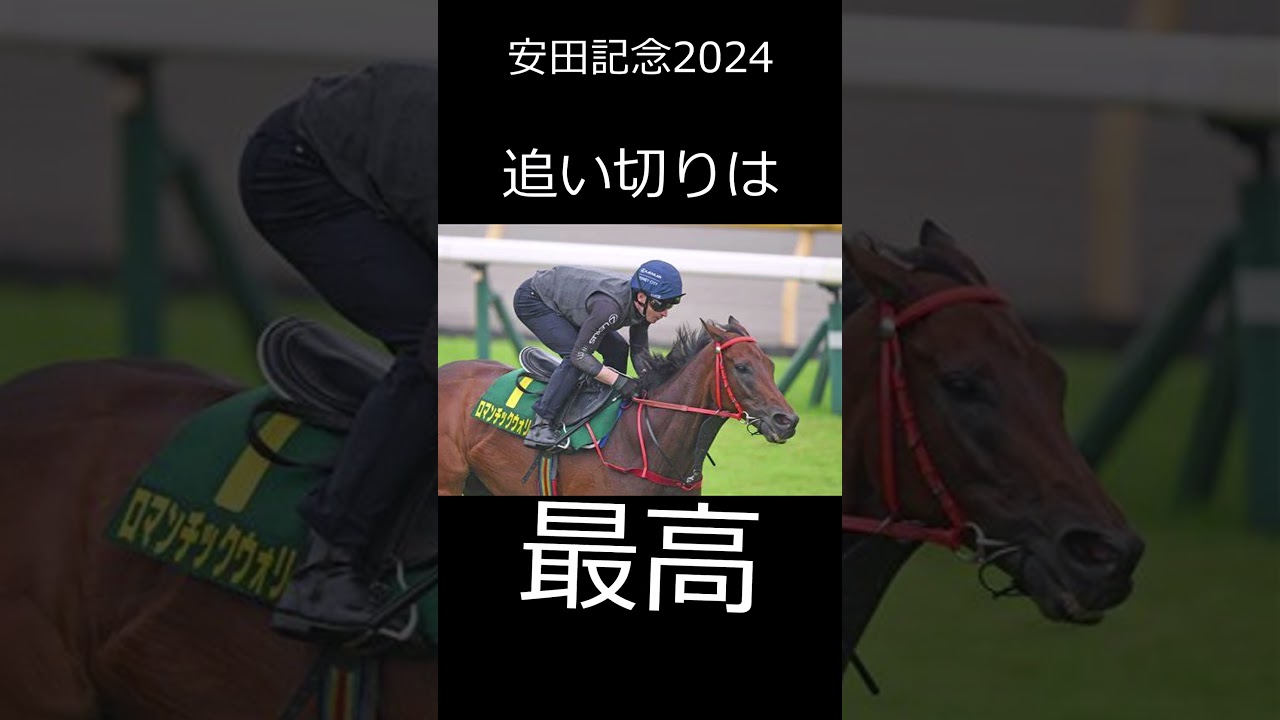 [安田記念2024]#ロマンチックウォリアー #ダノンデサイル#競馬 #競馬予想 #安田記念