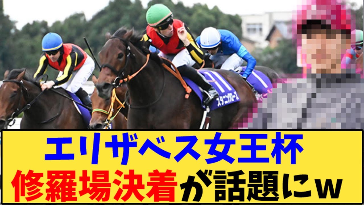 【競馬】「エリザベス女王杯 修羅場決着が話題にw」に対する反応【反応集】