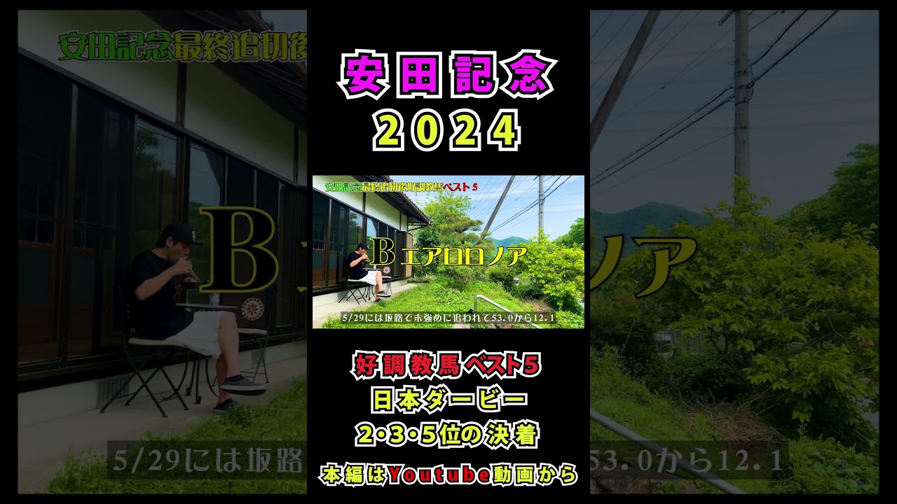 安田記念2024好調教馬ベスト５【エアロロノア】#エアロロノア #安田記念  #競馬
