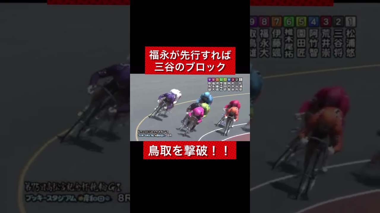 2024年6月12日　G1 高松宮記念杯競輪　2日目　岸和田8R #競輪 #g1