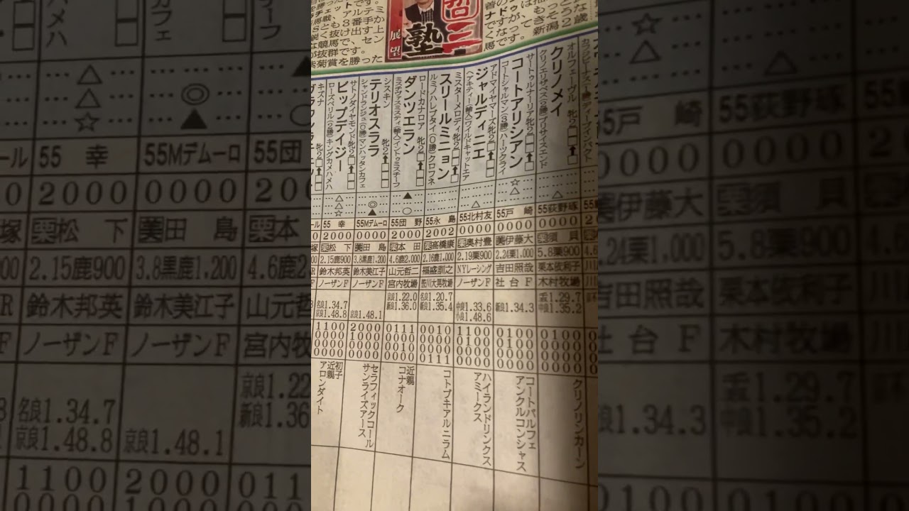 競馬予想阪神JF◎コートアリシアン● ビップデイジー