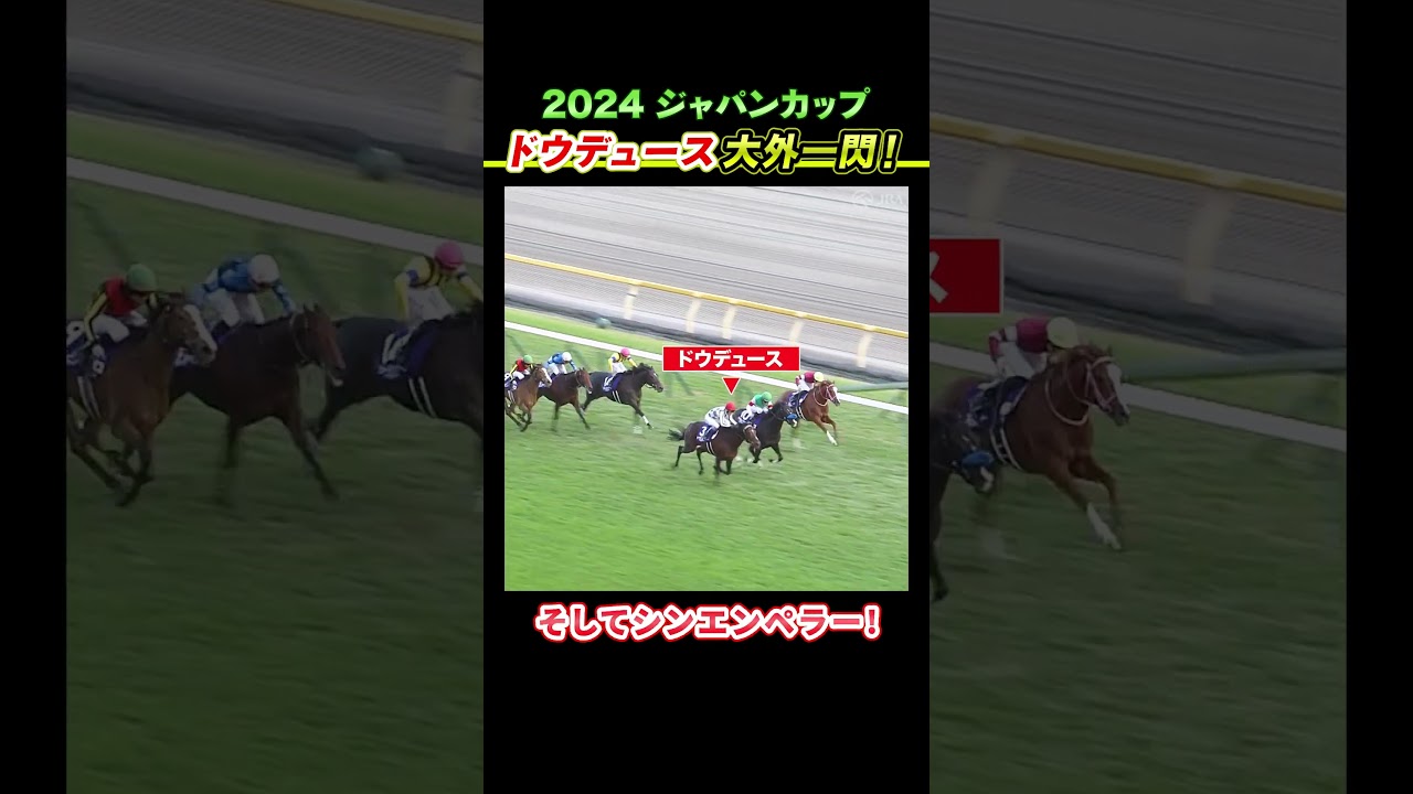 【大外一閃】ドウデュースが2024年ジャパンカップを制覇！ #shorts ｜JRA公式