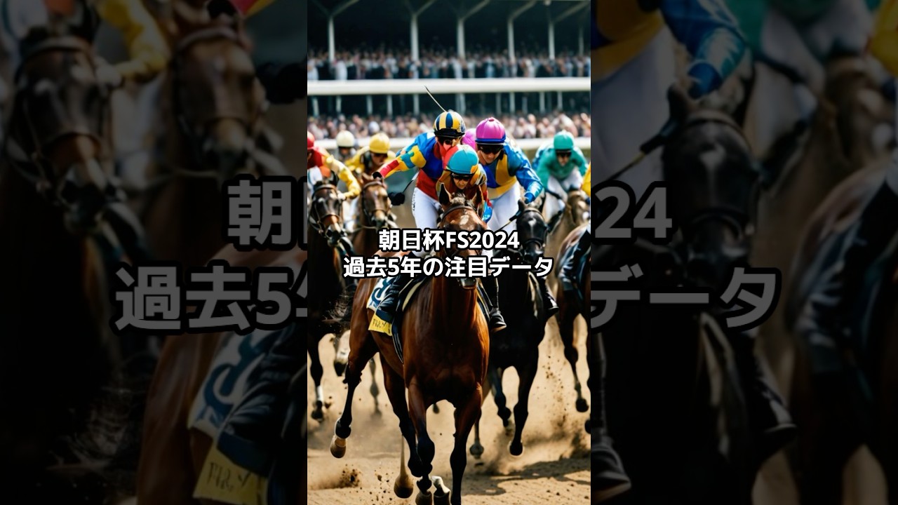 朝日杯フューチュリティステークス2024 過去5年の注目データ