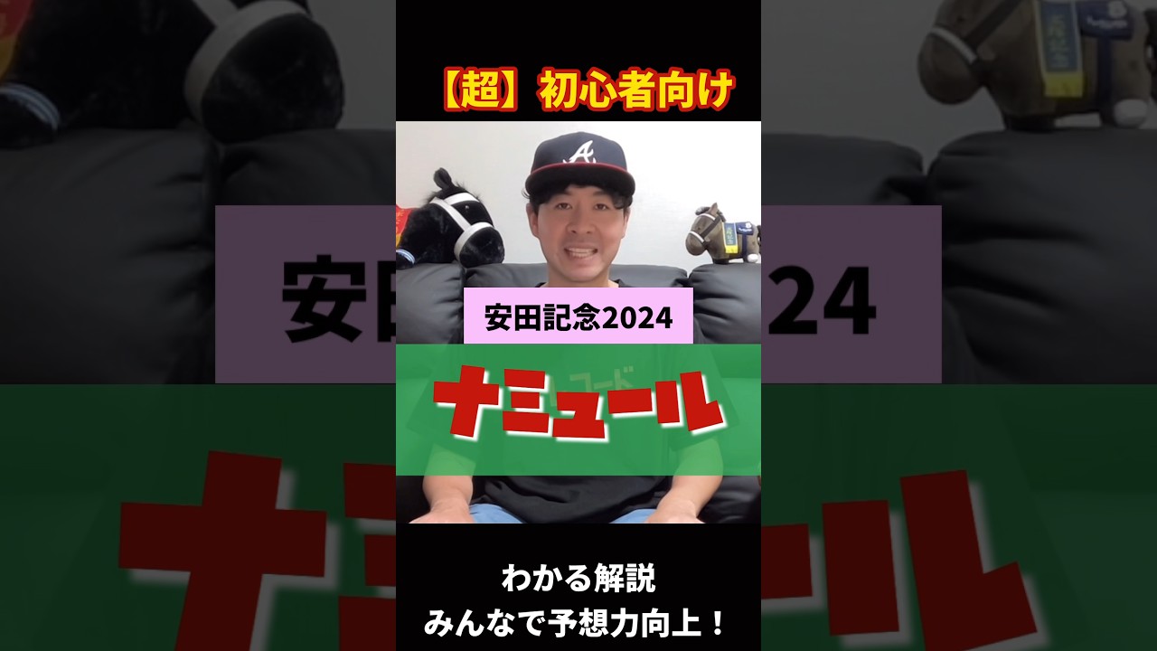 【安田記念2024】初心者のためのナミュール解説編！#競馬#競馬初心者