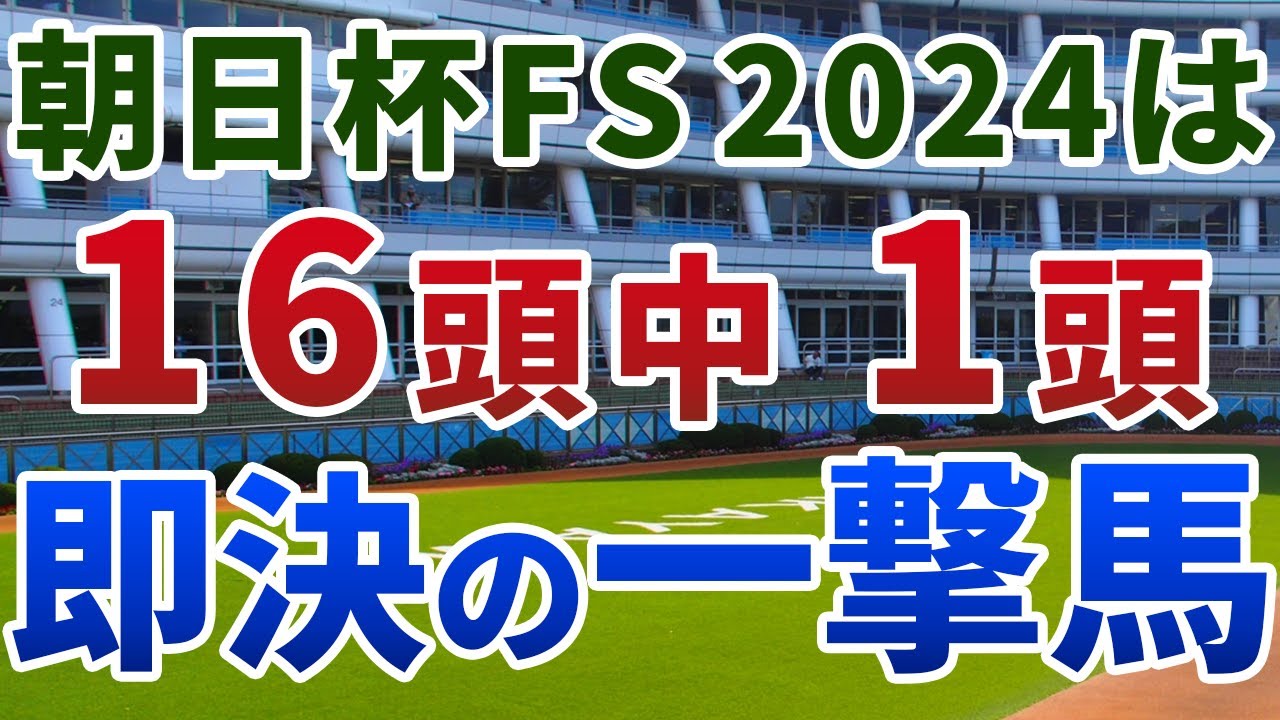 朝日杯フューチュリティステークス2024 追い切り後【買いの1頭】公開！穴馬頻出パターンに完全合致の１頭は？混戦だからこそおいしい実力馬を発表！