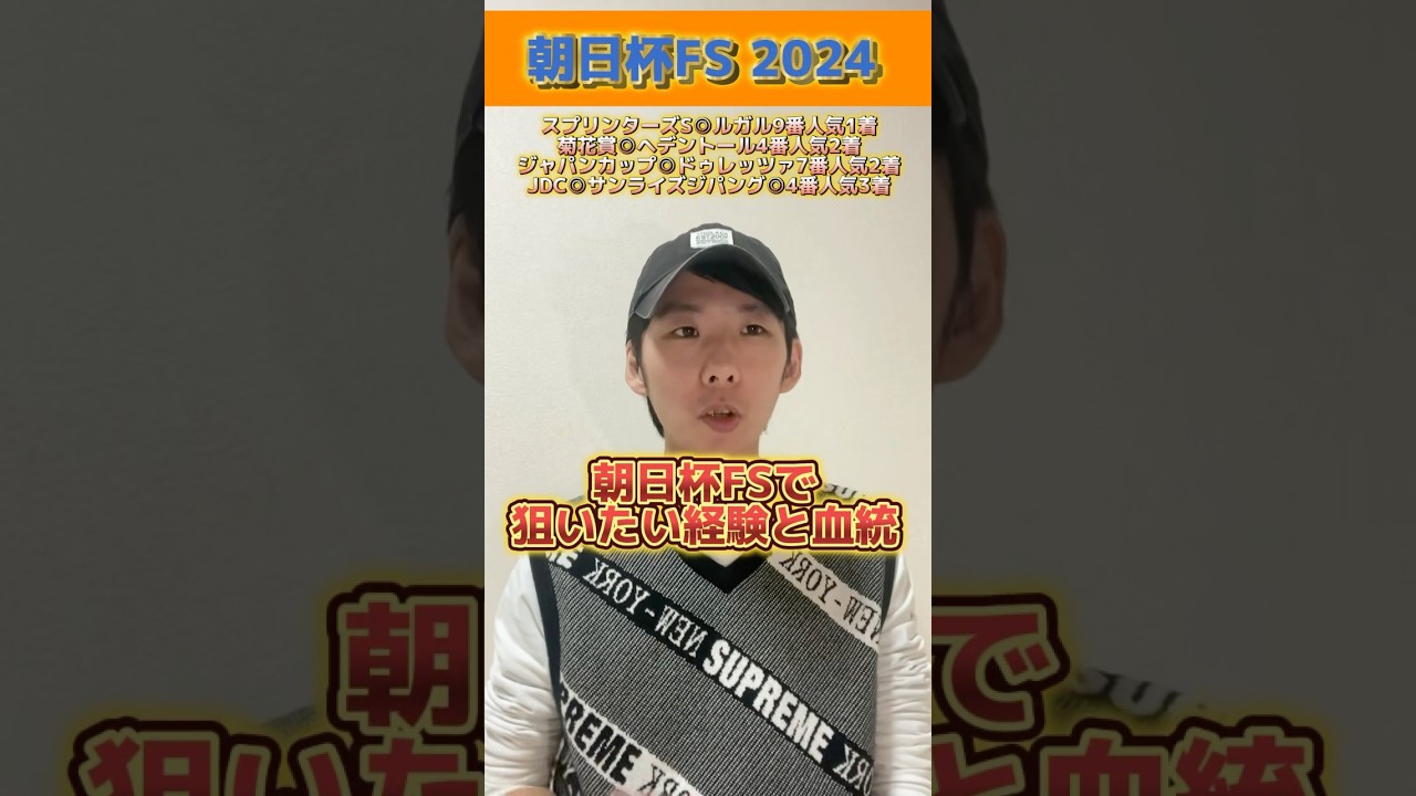 朝日杯フューチュリティステークス2024 狙いたい経験と血統 #朝日杯フューチュリティステークス #朝日杯fs #朝日杯fs2024