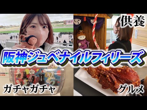 【競馬女子】現地観戦で情緒不安定な女。阪神JFで高配当を取れるのか？！【阪神ジュベナイルフィリーズ】