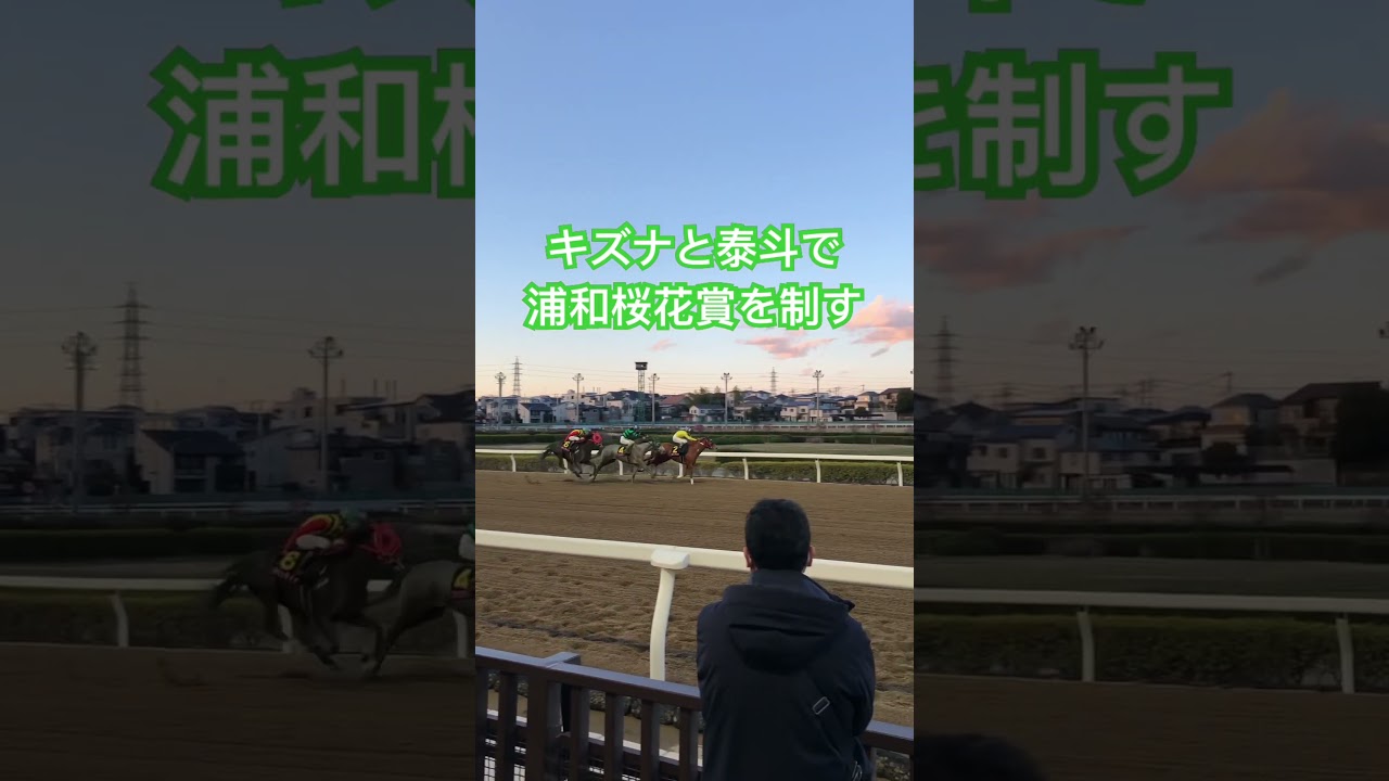 この勢いで阪神の桜花賞もとるよ　#浦和競馬場　#桜花賞　#プリンセスアリー