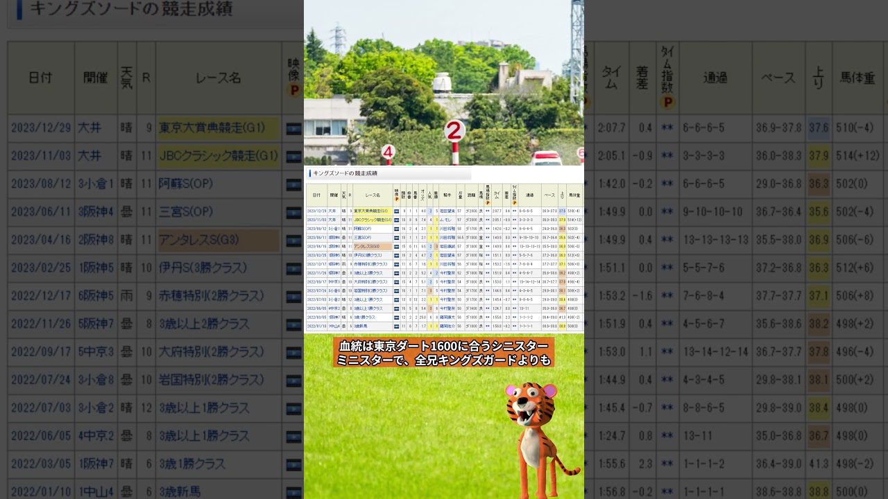 フェブラリーS 2024 の考察【キングズソード編】【短編】 #競馬 #フェブラリーステークス #キングズソード