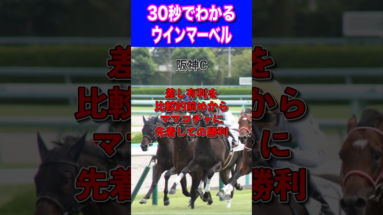 【高松宮記念2024】30秒でわかるウインマーベル