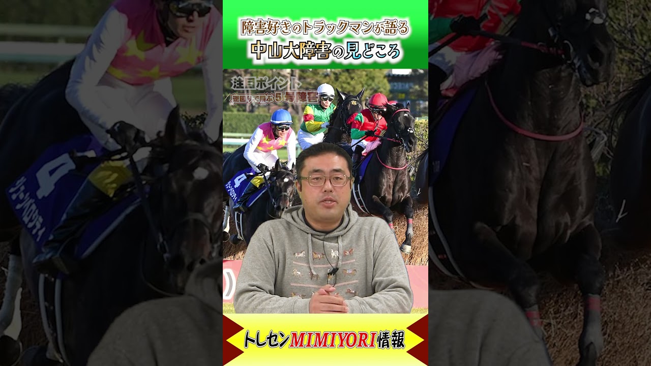 障害好きトラックマンが語る！ #中山大障害 の見どころ   #shorts