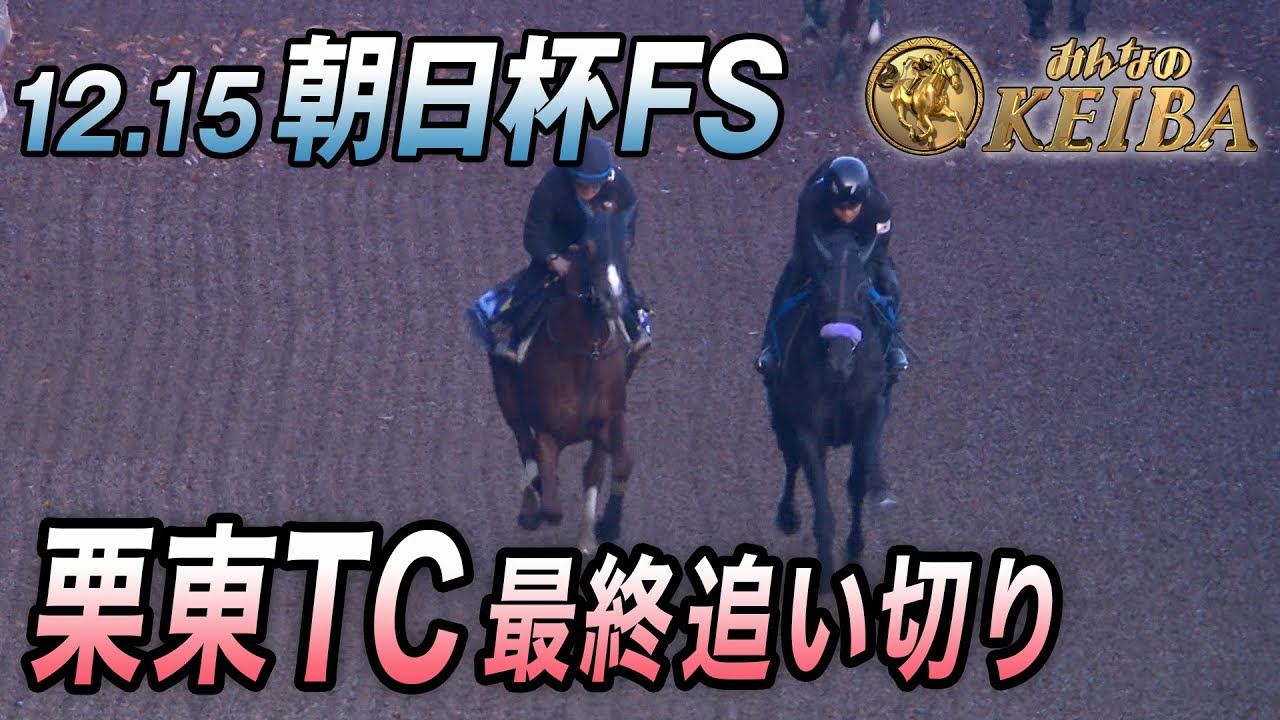 【2024朝日杯FS】2歳王者へ　アルテヴェローチェやトータルクラリティら最終追い切り