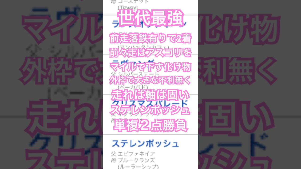 秋華賞 2024 予想 #競馬