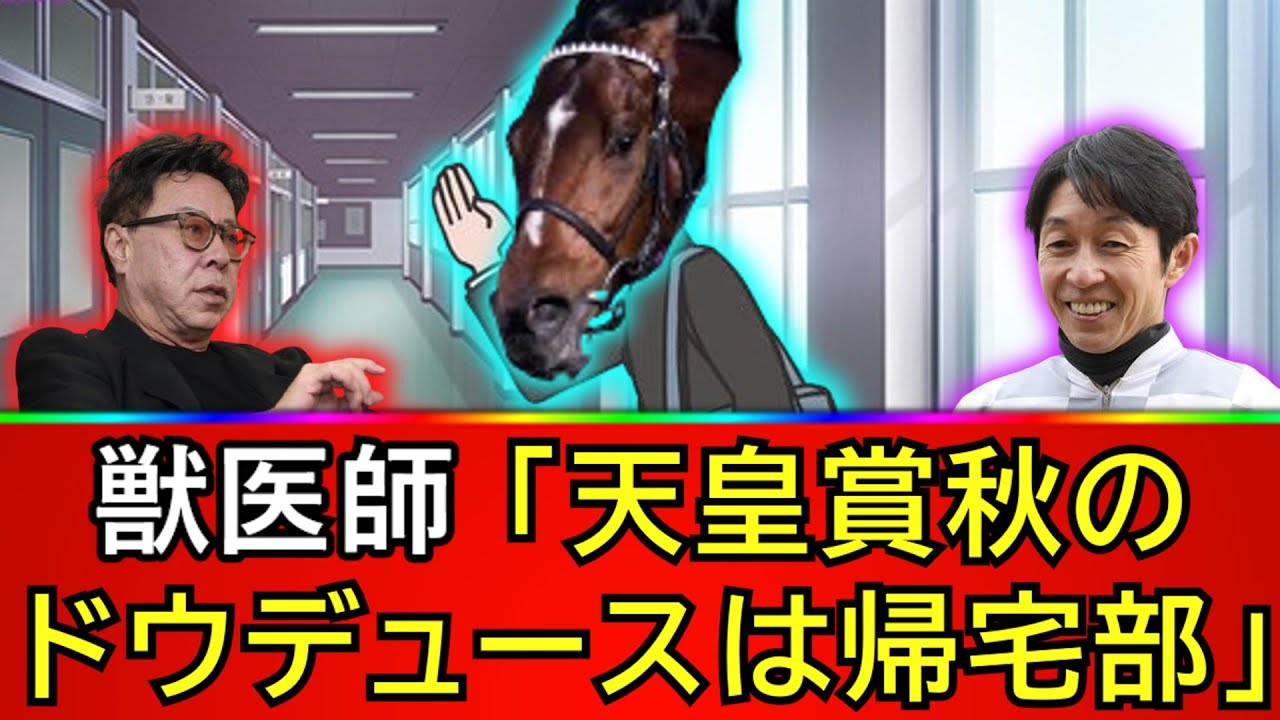 【アイツ32.5秒で帰った！】獣医師「天皇賞秋のドウデュースは帰宅部みたいな体でした」【競馬の反応集】