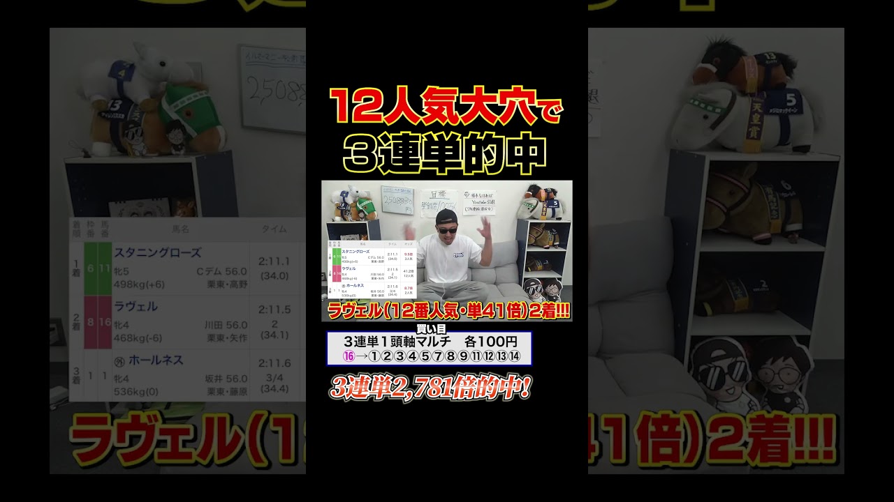 当てた本人もビックリwww #shorts #エリザベス女王杯