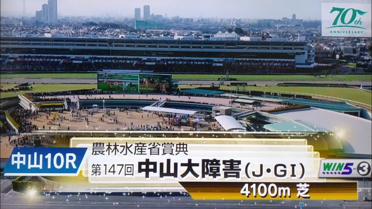 中山大障害の本馬場入場