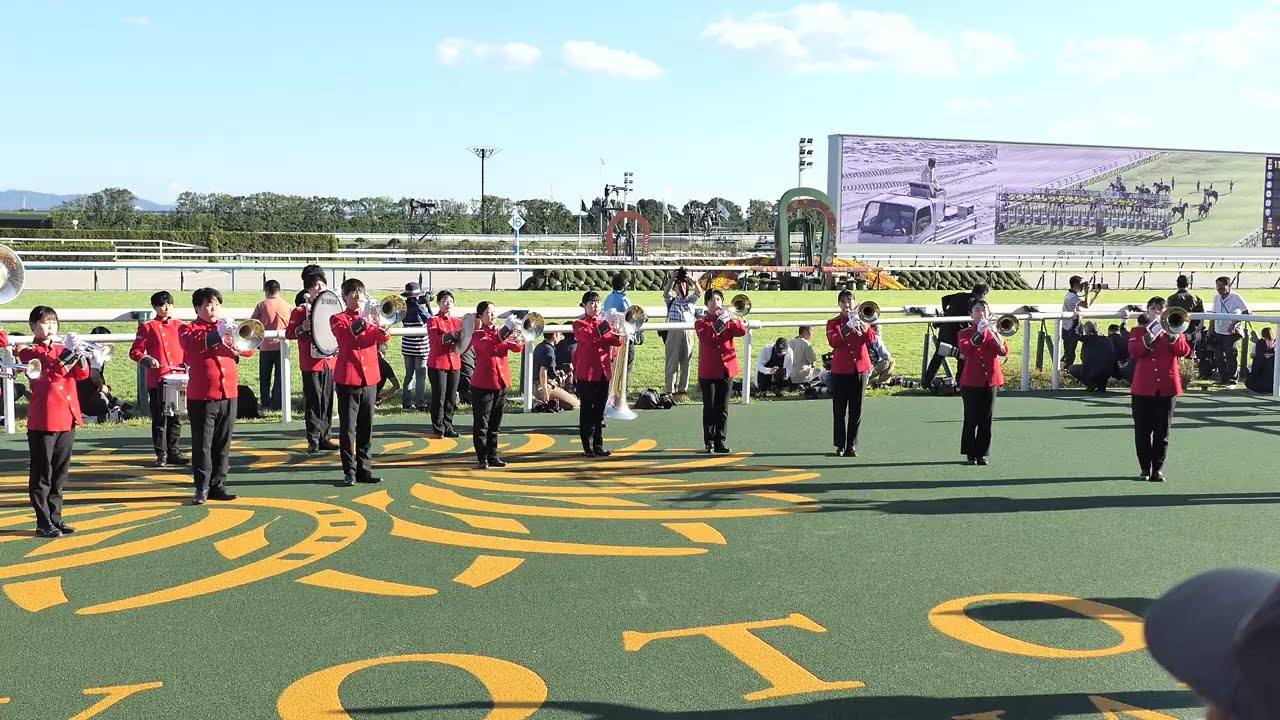 龍谷大学吹奏楽部　秋華賞ファンファーレ　G1 ＠JRA京都競馬場