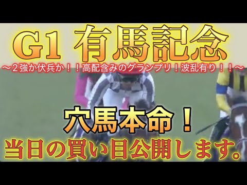 【2024競馬】今回は混戦模様の有馬記念の買い目を公開していくよ！