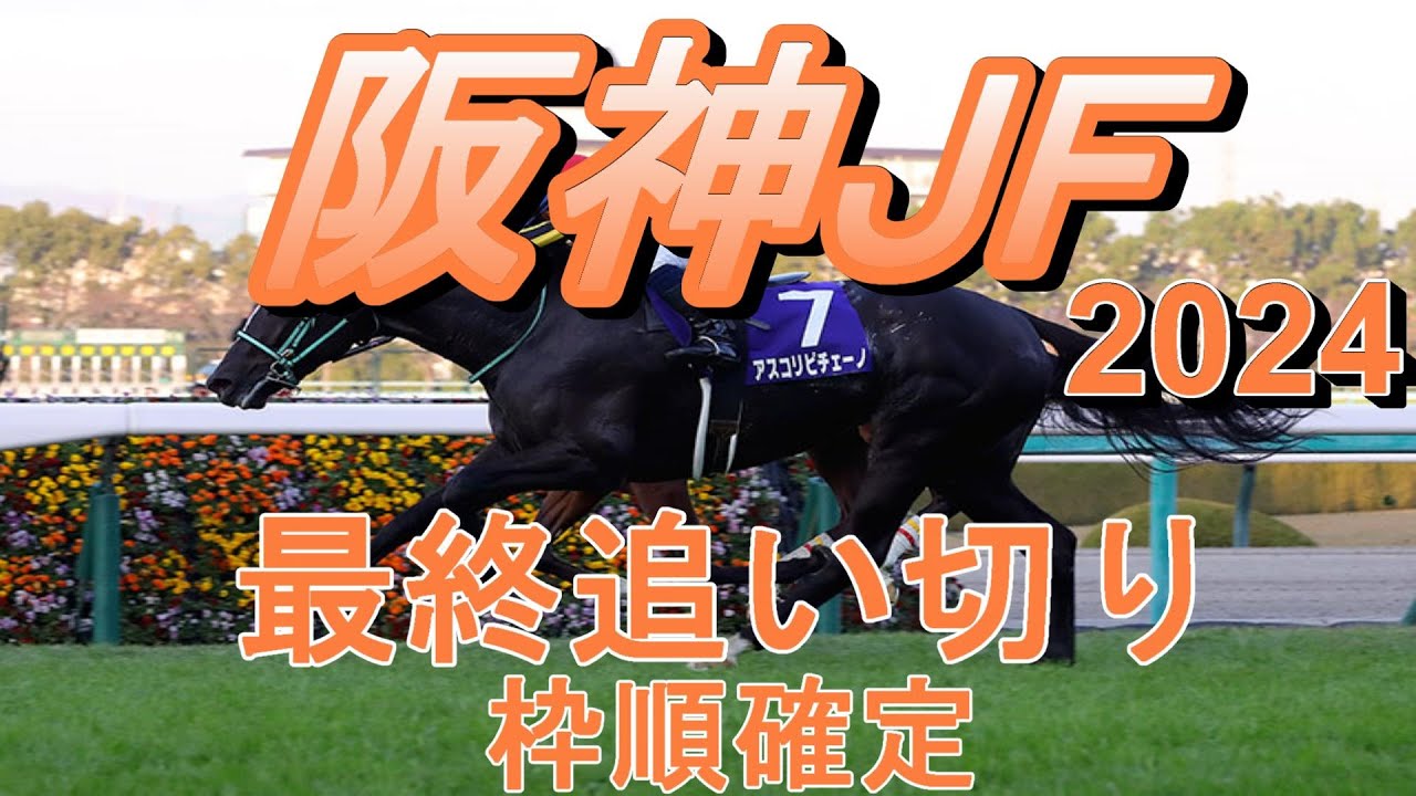 【阪神ジュベナイルフィリーズ2024】第76回阪神ジュベナイルフィリーズ最終追い切り（枠順確定）