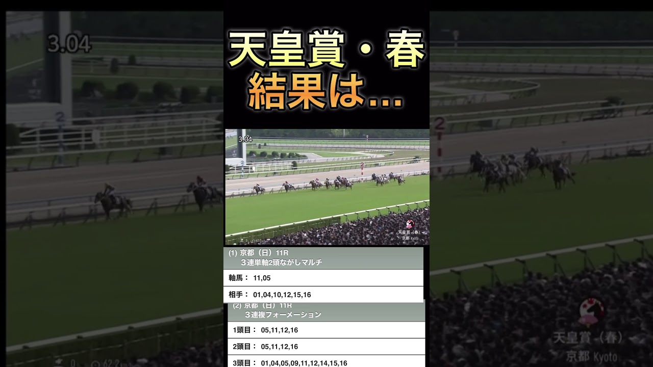 天皇賞・春結果！#競馬 #競馬好き #成り上がり #天皇賞春 #万馬券 #g1 #nhkマイルカップ2024#金持ち#なりたい
