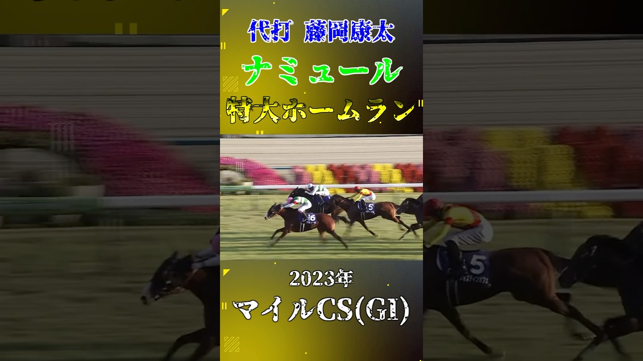 ナミュール【2023年マイルチャンピオンシップ(GI)】#競馬 #shorts #マイルチャンピオンシップ #マイルcs #ナミュール#藤岡康太