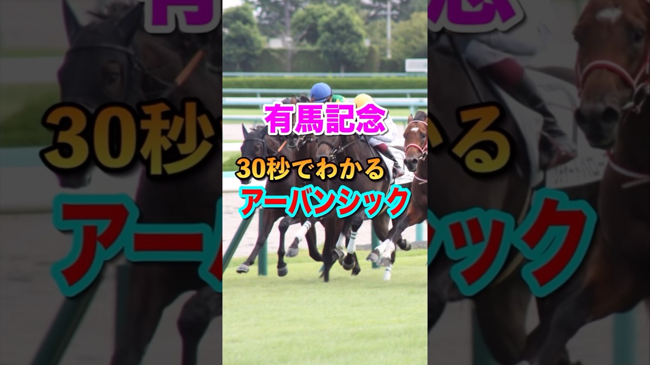 【有馬記念2024】30秒でわかるアーバンシック