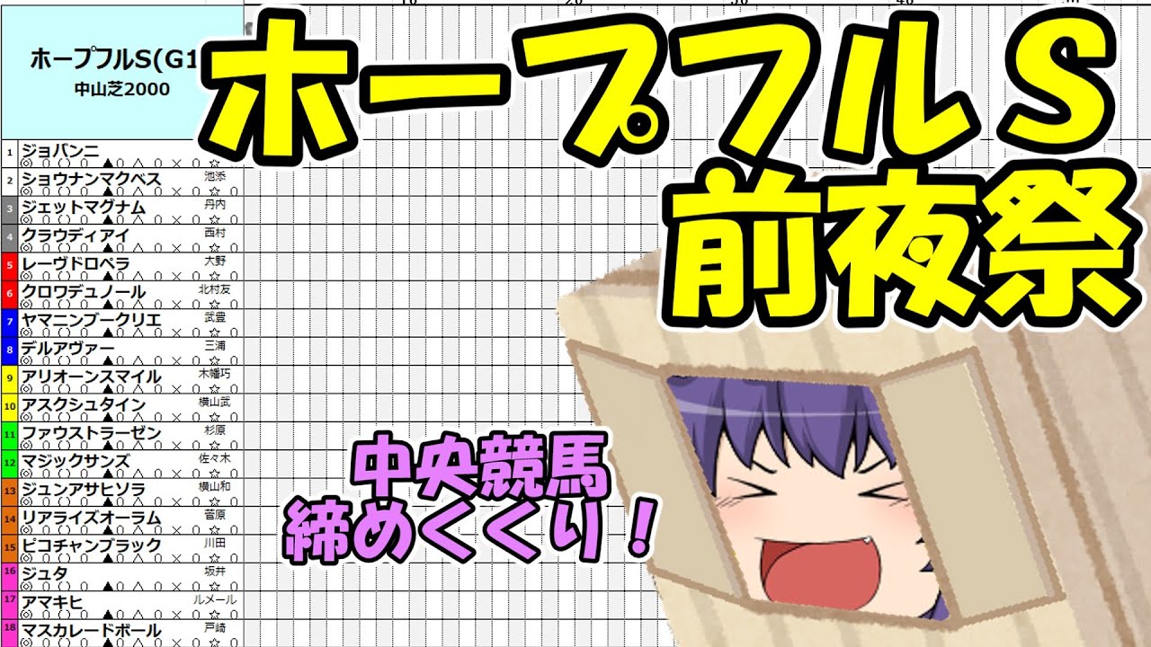 ホープフルＳ前夜祭