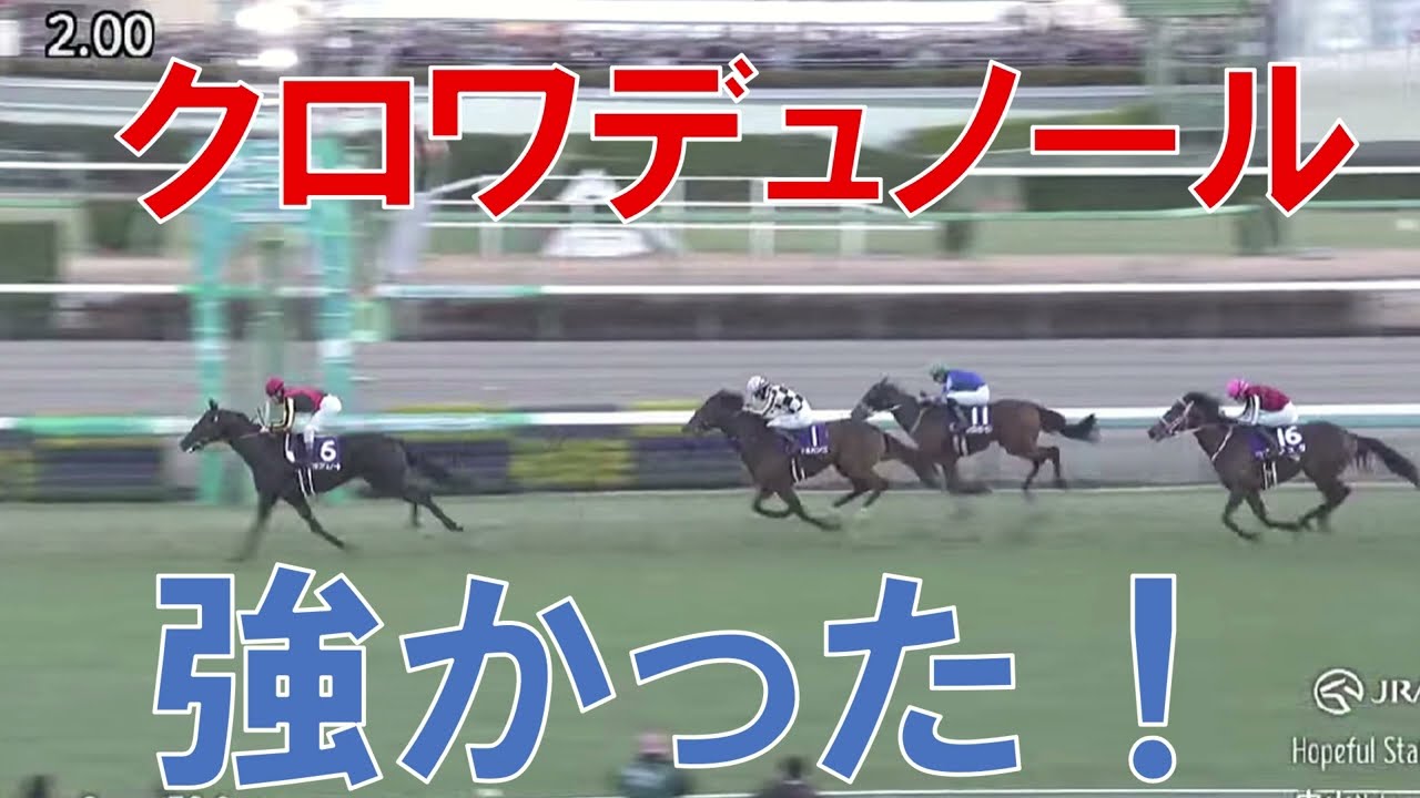 ホープフルステークス レース回顧  2024　クロワデュノールは3冠馬の可能性も　上位人気馬凡走のワケ
