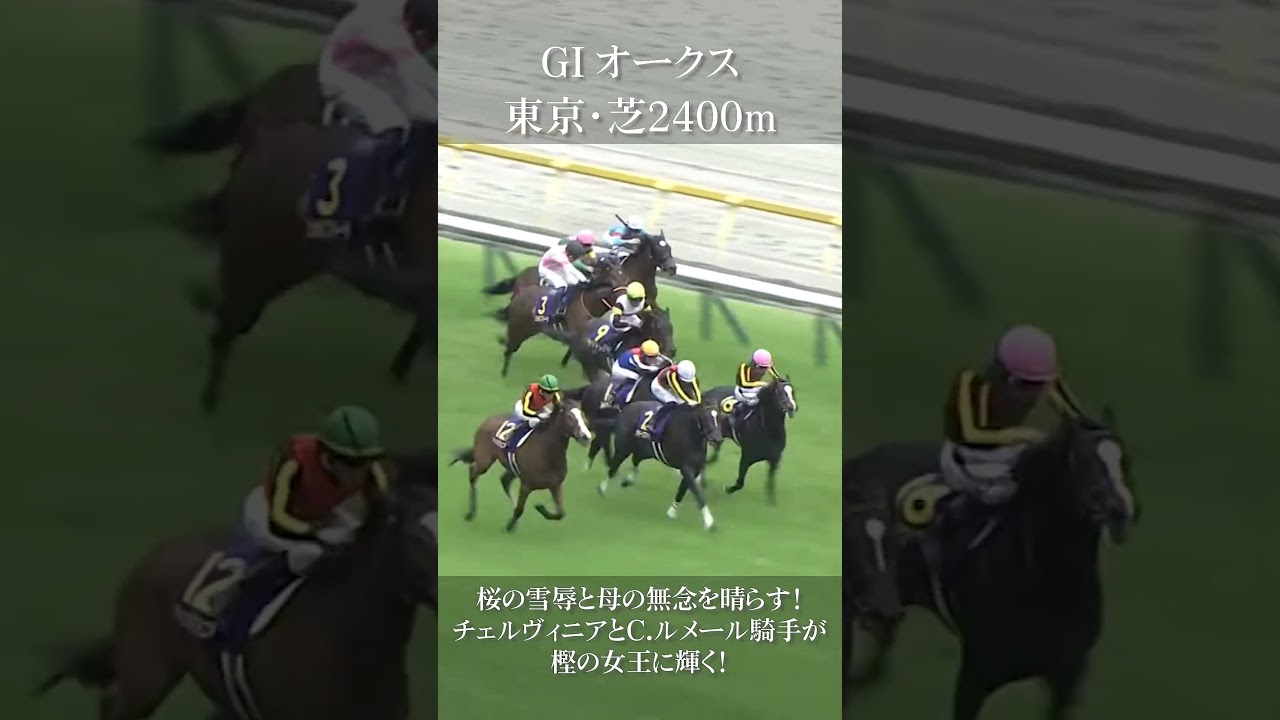 【オークス2024】桜の雪辱と母の無念を晴らす！チェルヴィニアが樫の女王の座に輝く！#shorts