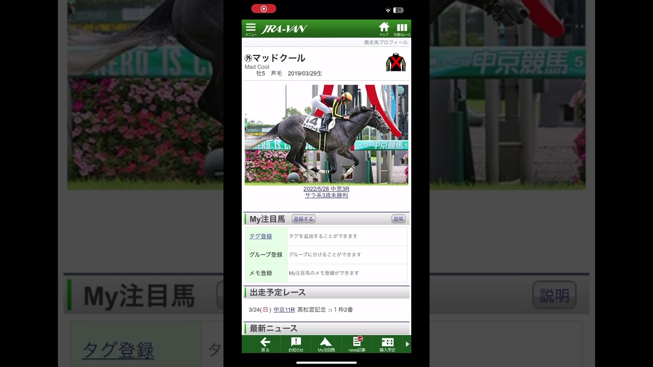 高松宮記念　競馬　単勝　本命　マッドクール
