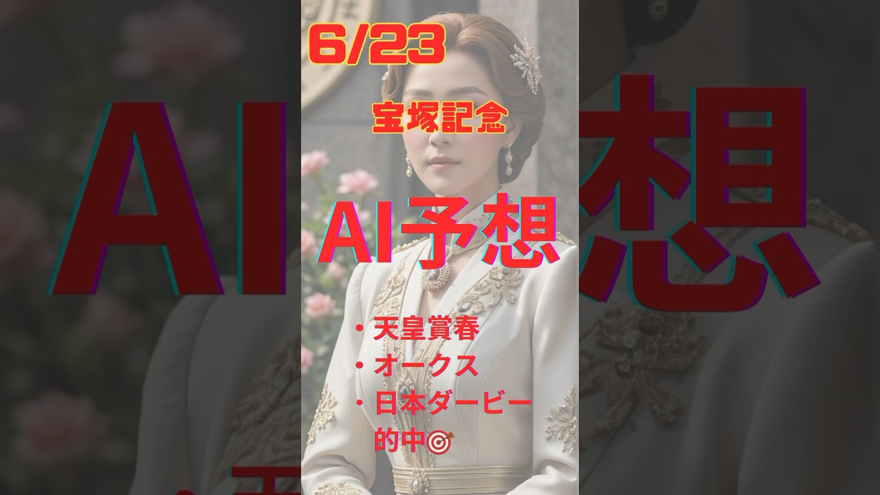AI予想　宝塚記念 #競馬 #予想