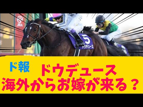 「【ド報】ドウデュース、海外から嫁が来そう」に対するみんなの反応集ww #ドウデュース #有馬記念