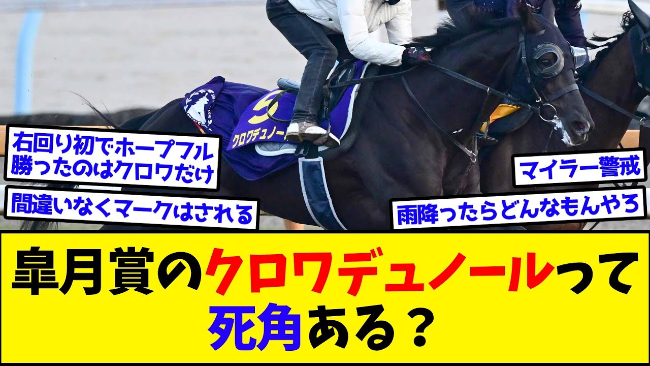 【競馬】皐月賞のクロワデュノールって死角ある？