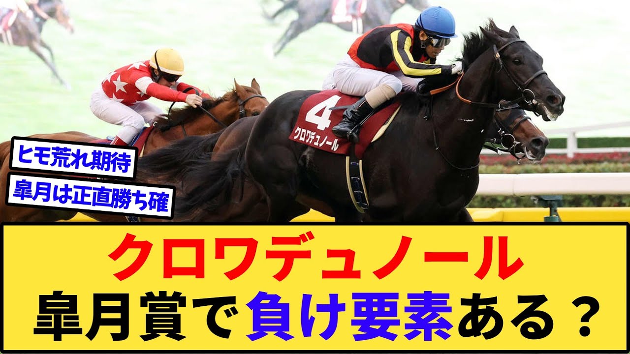 【競馬】皐月賞のクロワデュノールって死角ある？