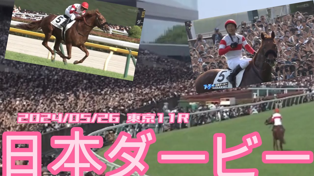 2024/05/26 　第９１回　日本ダービー　#ダノンデサイル　#横山典弘