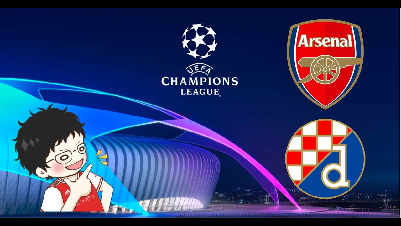 UEFAチャンピオンズリーグ 第7節 アーセナル×ディナモ・ザグレブ【後半】