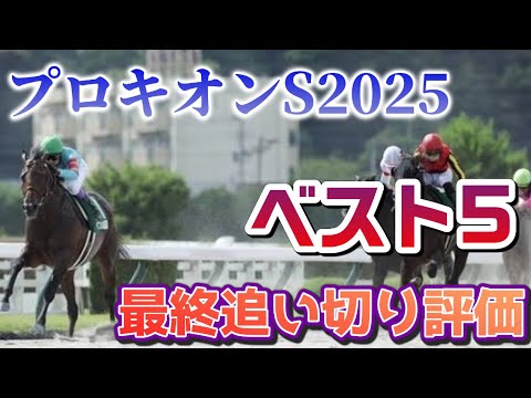 プロキオンステークス2025 最終追い切り評価