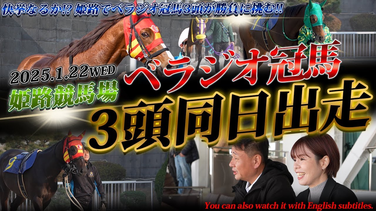 「ベラジオ」冠馬3頭が姫路競馬場で同日出走～快進撃なるか⁉～【ベラジオch】