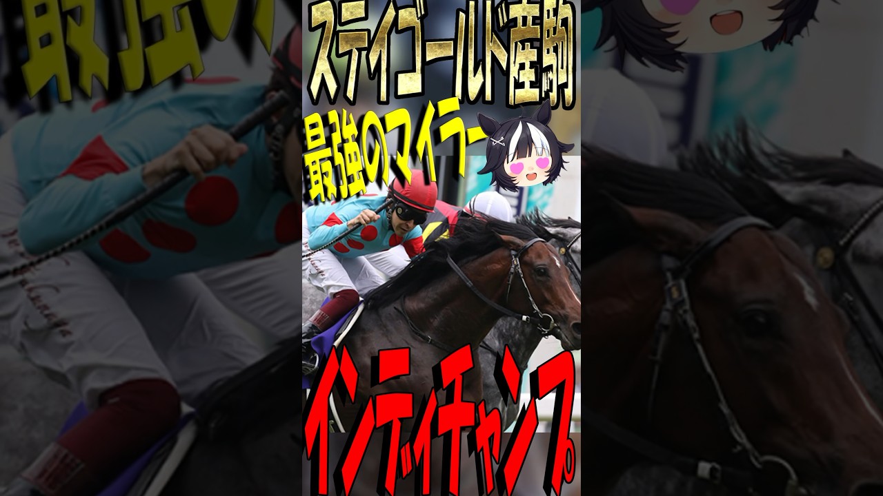 【安田記念制覇！】ステイゴールド産駒最強のマイラー！名馬インディチャンプ！#競馬 #インディチャンプ #安田記念 #アーモンドアイ