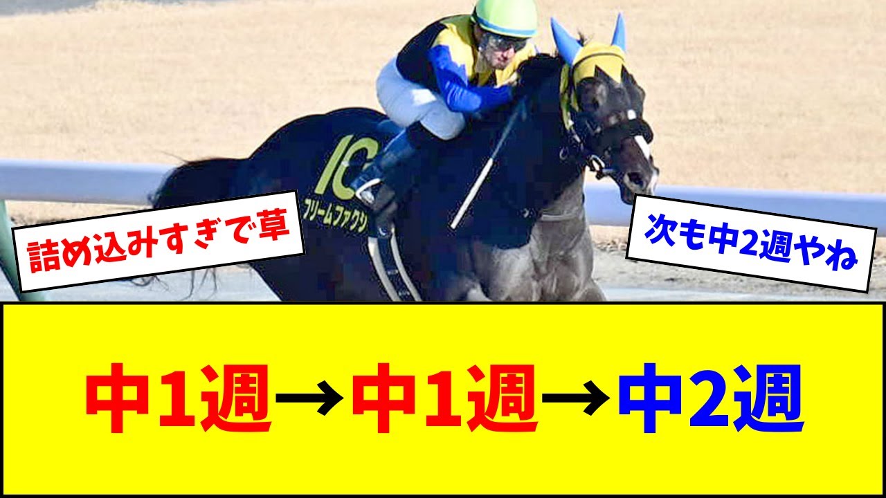 フリームファクシさんの鬼畜ローテ、完成間近w w w