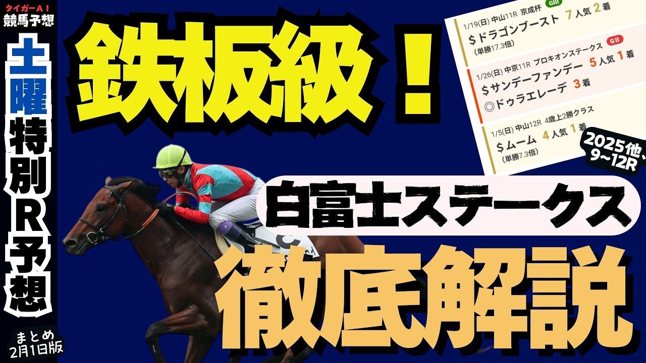 【土曜特別R予想】開幕週東京で輝く特注穴馬！3歳有力牝馬は桜花賞へたどり着けるのか!?【競馬予想2025】