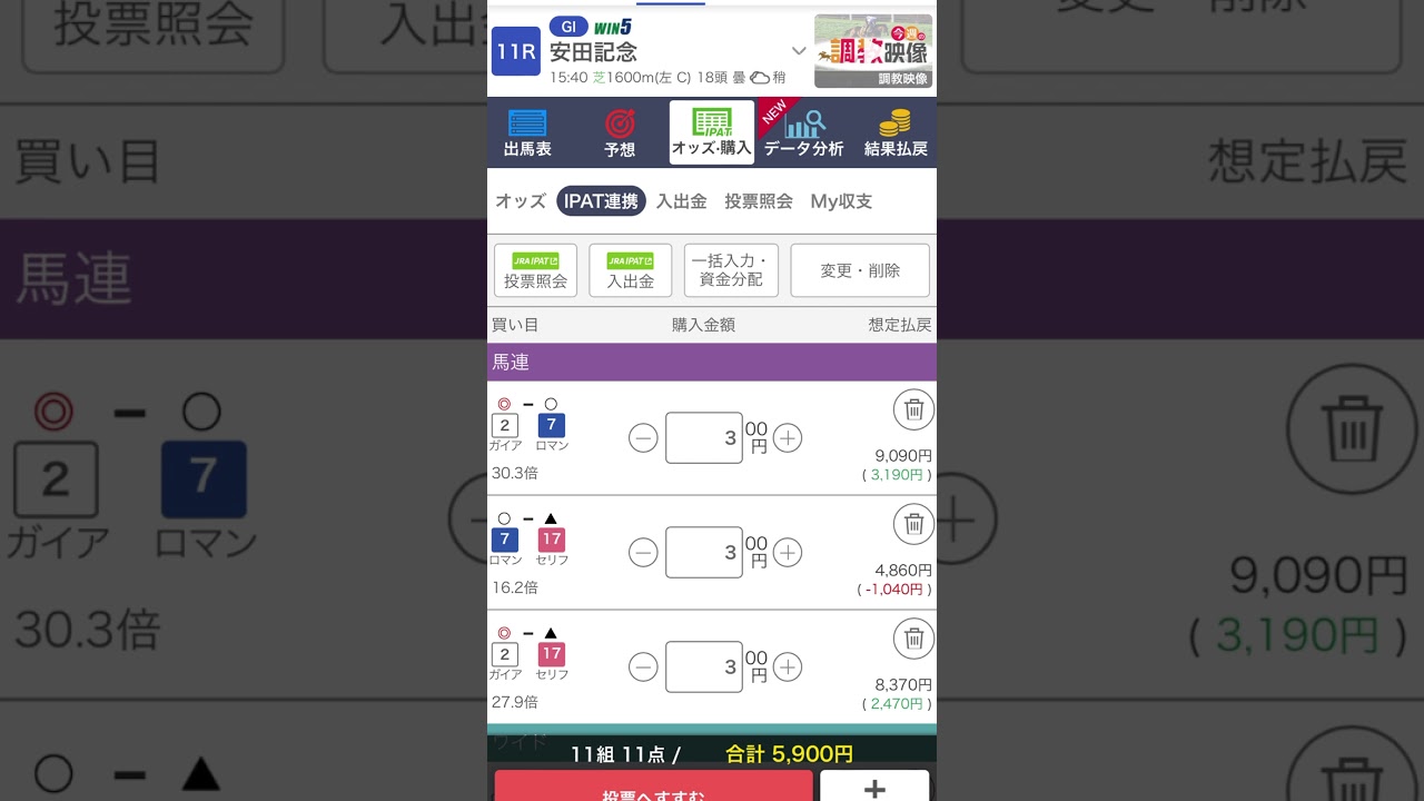 安田記念　2024 三頭絞り‼️#競馬予想 #競馬 #安田記念2024 #安田記念 #安田記念 予想#安田記念 2024予想#g1