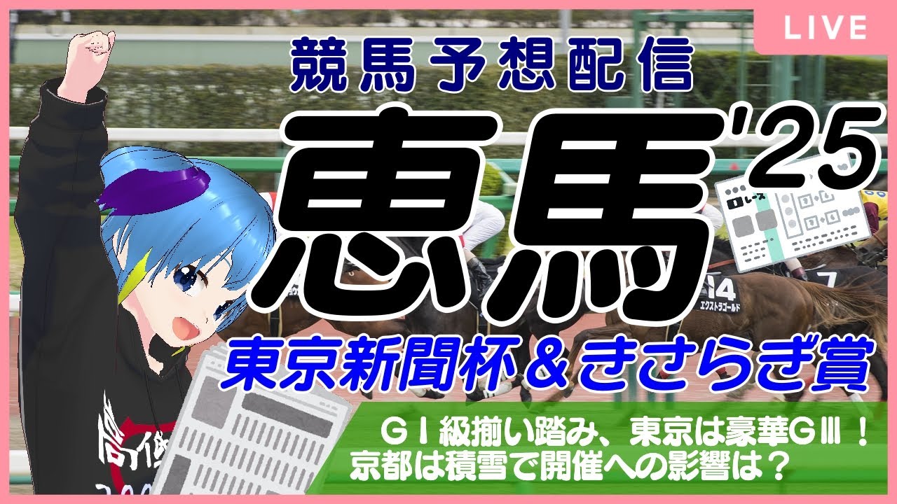 【競馬予想配信】恵馬’25 ～東京新聞杯＆きさらぎ賞【人の力が繋いだ道】