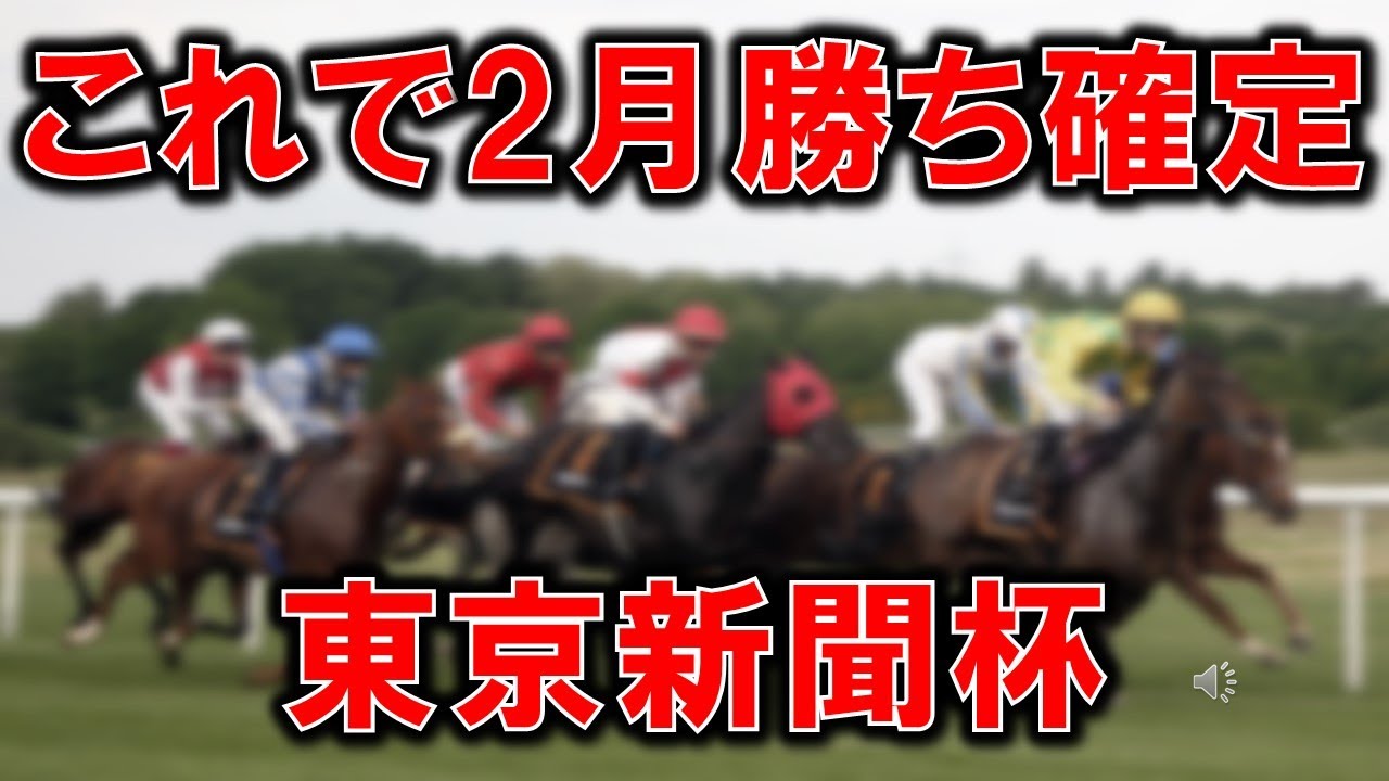 【東京新聞杯2025】最終予想　本命はあの馬で勝ちます。