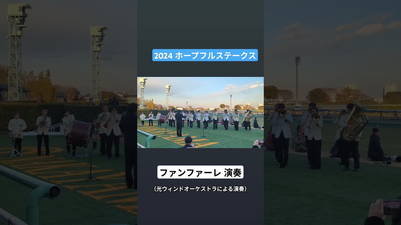 ホープフルステークス224 ファンファーレ