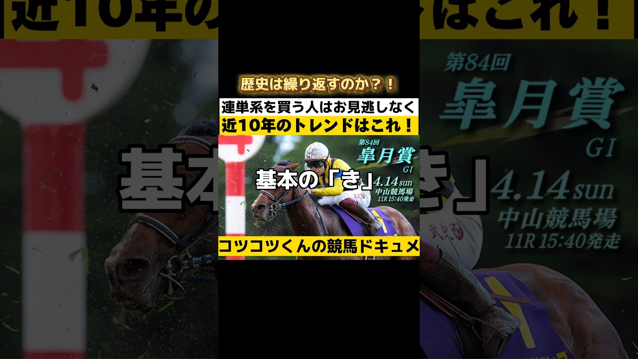 【鉄板トレンド】皐月賞2024 #shorts